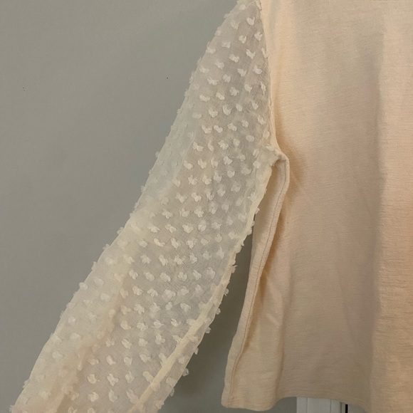 Maeve Anthropologie Textured Sleeve Top Size Small - Picture 6 of 8